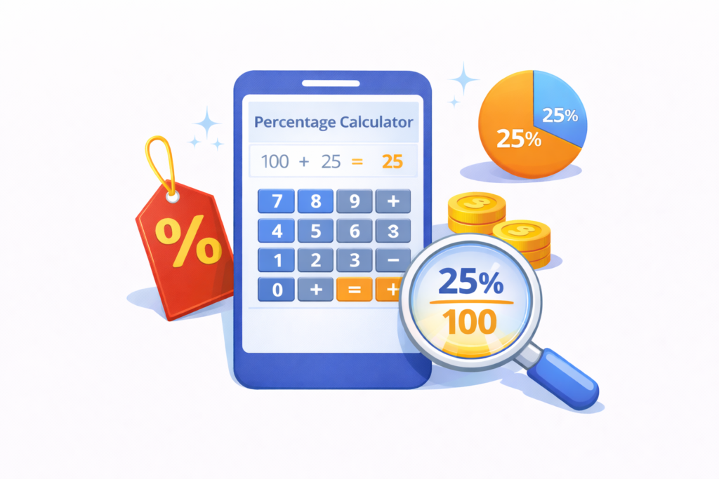 Percentage Calculator – Fast & Accurate Online Tool